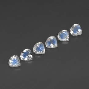 Achetez naturel ct blanc pierre de lune arc-en-ciel gems, en forme de poire, en provenance sri lanka chez gemselect. en stock, livraison internationale!