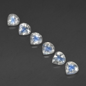 Achetez naturel 2,37ct blanc pierre de lune arc-en-ciel gems, en forme de poire, en provenance sri lanka chez gemselect. en stock, livraison internationale!