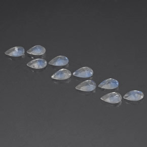 Achetez naturel ct blanc pierre de lune arc-en-ciel gems, en forme de poire, en provenance inde chez gemselect. en stock, livraison internationale!