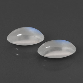 Achetez naturel ct blanc pierre de lune arc-en-ciel gems, marquise, en provenance inde chez gemselect. en stock, livraison internationale!
