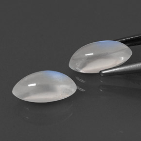 Achetez naturel ct blanc pierre de lune arc-en-ciel gems, marquise, en provenance inde chez gemselect. en stock, livraison internationale!