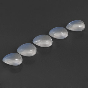 Achetez naturel ct blanc pierre de lune arc-en-ciel gems, en forme de poire, en provenance inde chez gemselect. en stock, livraison internationale!
