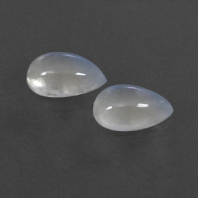 Achetez naturel ct blanc pierre de lune arc-en-ciel gems, en forme de poire, en provenance inde chez gemselect. en stock, livraison internationale!