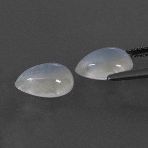 Achetez naturel ct blanc pierre de lune arc-en-ciel gems, en forme de poire, en provenance inde chez gemselect. en stock, livraison internationale!