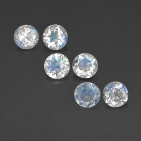Achetez naturel ct blanc pierre de lune arc-en-ciel gems, coupe roude, en provenance inde chez gemselect. en stock, livraison internationale!