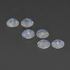 Achetez naturel ct blanc pierre de lune arc-en-ciel gems, coupe roude, en provenance inde chez gemselect. en stock, livraison internationale!