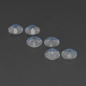 Achetez naturel ct blanc pierre de lune arc-en-ciel gems, coupe roude, en provenance inde chez gemselect. en stock, livraison internationale!