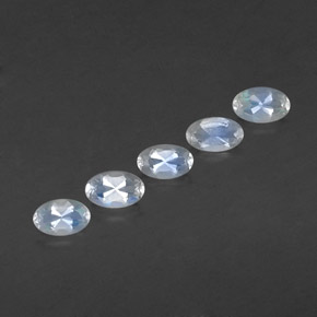 Achetez naturel ct blanc pierre de lune arc-en-ciel gems, coupe ovale, en provenance sri lanka chez gemselect. en stock, livraison internationale!