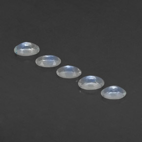 Achetez naturel ct blanc pierre de lune arc-en-ciel gems, coupe ovale, en provenance sri lanka chez gemselect. en stock, livraison internationale!
