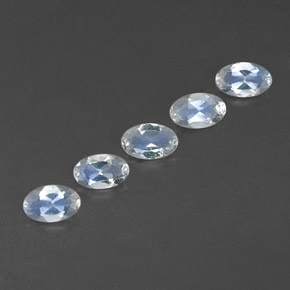 Achetez naturel ct blanc pierre de lune arc-en-ciel gems, coupe ovale, en provenance sri lanka (ceylan) chez gemselect. en stock, livraison internationale!