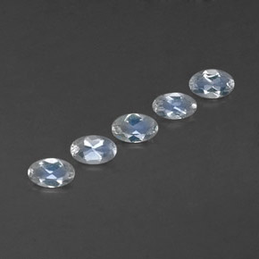 Achetez naturel ct blanc pierre de lune arc-en-ciel gems, coupe ovale, en provenance sri lanka chez gemselect. en stock, livraison internationale!