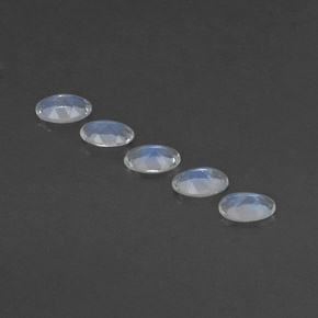 Achetez naturel ct blanc pierre de lune arc-en-ciel gems, coupe ovale, en provenance sri lanka chez gemselect. en stock, livraison internationale!
