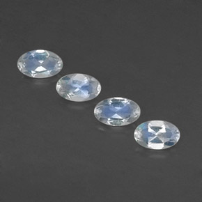 Achetez naturel ct blanc pierre de lune arc-en-ciel gems, coupe ovale, en provenance sri lanka chez gemselect. en stock, livraison internationale!
