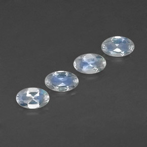Achetez naturel ct blanc pierre de lune arc-en-ciel gems, coupe ovale, en provenance sri lanka chez gemselect. en stock, livraison internationale!
