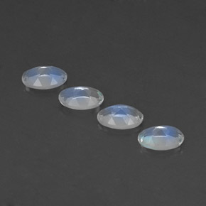 Achetez naturel ct blanc pierre de lune arc-en-ciel gems, coupe ovale, en provenance sri lanka chez gemselect. en stock, livraison internationale!