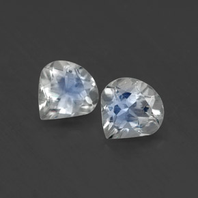 Achetez naturel ct blanc pierre de lune arc-en-ciel gems, en forme de poire, en provenance inde chez gemselect. en stock, livraison internationale!