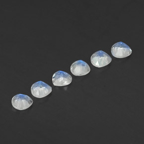 Achetez naturel ct blanc pierre de lune arc-en-ciel gems, en forme de poire, en provenance inde chez gemselect. en stock, livraison internationale!