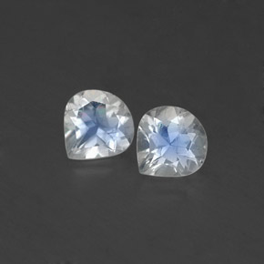 Achetez naturel ct blanc pierre de lune arc-en-ciel gems, en forme de poire, en provenance inde chez gemselect. en stock, livraison internationale!
