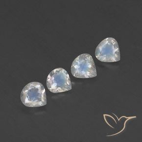 Shop natural 1.48ct Blanc bleuâtre Pierre de lune arc-en-ciel gems, En forme de poire, from Inde at GemSelect. In stock, global shipping!