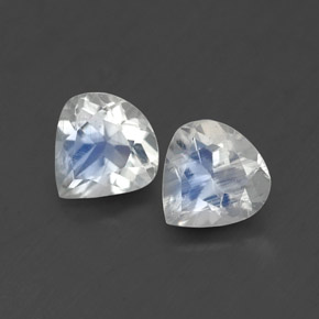 Achetez naturel ct blanc pierre de lune arc-en-ciel gems, en forme de poire, en provenance inde chez gemselect. en stock, livraison internationale!