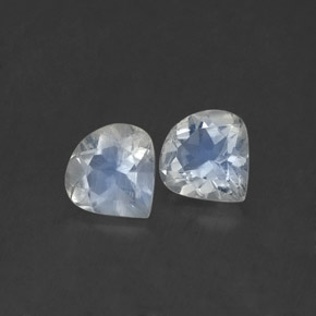 Achetez naturel ct blanc pierre de lune arc-en-ciel gems, en forme de poire, en provenance inde chez gemselect. en stock, livraison internationale!