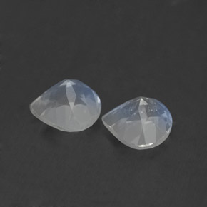 Achetez naturel ct blanc pierre de lune arc-en-ciel gems, en forme de poire, en provenance inde chez gemselect. en stock, livraison internationale!