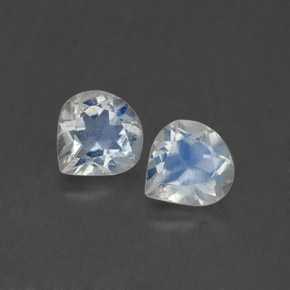 Achetez naturel ct blanc pierre de lune arc-en-ciel gems, en forme de poire, en provenance inde chez gemselect. en stock, livraison internationale!
