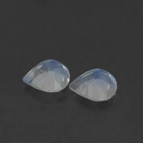 Achetez naturel ct blanc pierre de lune arc-en-ciel gems, en forme de poire, en provenance inde chez gemselect. en stock, livraison internationale!