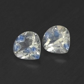 Achetez naturel ct blanc pierre de lune arc-en-ciel gems, en forme de poire, en provenance inde chez gemselect. en stock, livraison internationale!