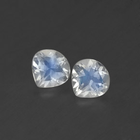 Achetez naturel ct blanc pierre de lune arc-en-ciel gems, en forme de poire, en provenance inde chez gemselect. en stock, livraison internationale!