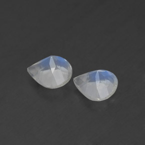 Achetez naturel ct blanc pierre de lune arc-en-ciel gems, en forme de poire, en provenance inde chez gemselect. en stock, livraison internationale!