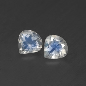 Achetez naturel ct blanc pierre de lune arc-en-ciel gems, en forme de poire, en provenance inde chez gemselect. en stock, livraison internationale!