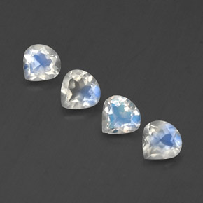 Achetez naturel ct blanc pierre de lune arc-en-ciel gems, en forme de poire, en provenance inde chez gemselect. en stock, livraison internationale!