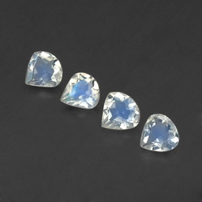 Achetez naturel ct blanc pierre de lune arc-en-ciel gems, en forme de poire, en provenance inde chez gemselect. en stock, livraison internationale!