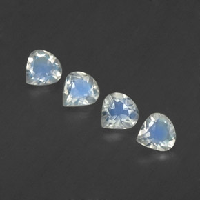 Achetez naturel ct blanc pierre de lune arc-en-ciel gems, en forme de poire, en provenance inde chez gemselect. en stock, livraison internationale!