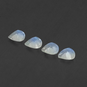 Achetez naturel ct blanc pierre de lune arc-en-ciel gems, en forme de poire, en provenance inde chez gemselect. en stock, livraison internationale!