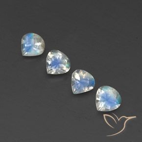 Shop natural 1.63ct Blanc bleuâtre Pierre de lune arc-en-ciel gems, En forme de poire, from Sri Lanka at GemSelect. In stock, global shipping!