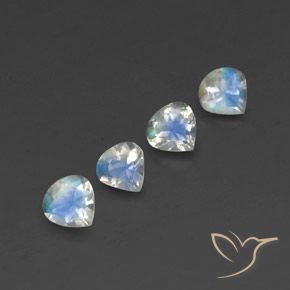 Shop natural 1.63ct Blanc bleuâtre Pierre de lune arc-en-ciel gems, En forme de poire, from Sri Lanka at GemSelect. In stock, global shipping!