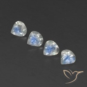 Shop natural 1.56ct Blanc bleuâtre Pierre de lune arc-en-ciel gems, En forme de poire, from Sri Lanka at GemSelect. In stock, global shipping!