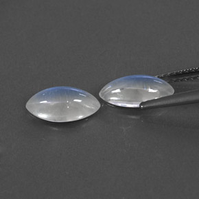 Achetez naturel ct blanc pierre de lune arc-en-ciel gems, marquise, en provenance inde chez gemselect. en stock, livraison internationale!
