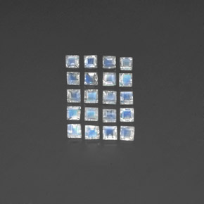 Achetez naturel ct blanc pierre de lune arc-en-ciel gems, transparent, en provenance inde chez gemselect. en stock, livraison internationale!