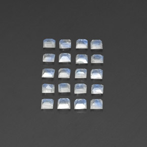 Achetez naturel 2,24ct blanc pierre de lune arc-en-ciel gems, transparent, en provenance inde chez gemselect. en stock, livraison internationale!