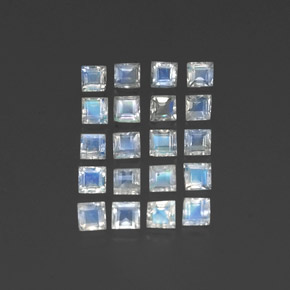 Achetez naturel 2,68ct blanc pierre de lune arc-en-ciel gems, transparent, en provenance inde chez gemselect. en stock, livraison internationale!