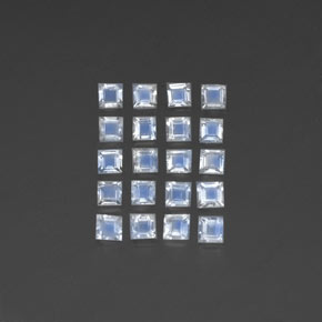 Achetez naturel 2,44ct blanc pierre de lune arc-en-ciel gems, transparent, en provenance inde chez gemselect. en stock, livraison internationale!