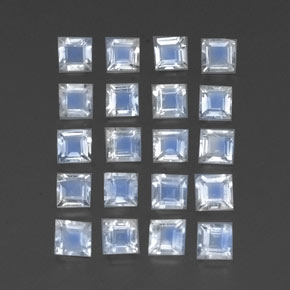 Achetez naturel 2,44ct blanc pierre de lune arc-en-ciel gems, transparent, en provenance inde chez gemselect. en stock, livraison internationale!