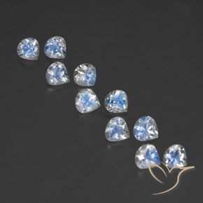 Shop natural 3.81ct Blanc bleuâtre Pierre de lune arc-en-ciel gems, En forme de poire, from Inde at GemSelect. In stock, global shipping!