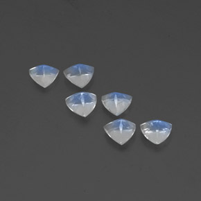 Achetez naturel ct blanc pierre de lune arc-en-ciel gems, trillion, en provenance inde chez gemselect. en stock, livraison internationale!