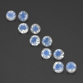Achetez naturel ct blanc pierre de lune arc-en-ciel gems, coupe roude, en provenance inde chez gemselect. en stock, livraison internationale!