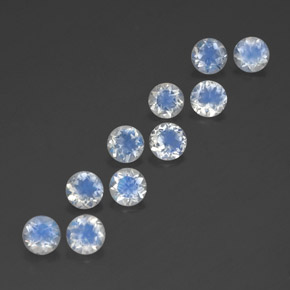 Achetez naturel ct blanc pierre de lune arc-en-ciel gems, coupe roude, en provenance inde chez gemselect. en stock, livraison internationale!