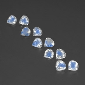 Achetez naturel ct blanc pierre de lune arc-en-ciel gems, en forme de poire, en provenance inde chez gemselect. en stock, livraison internationale!